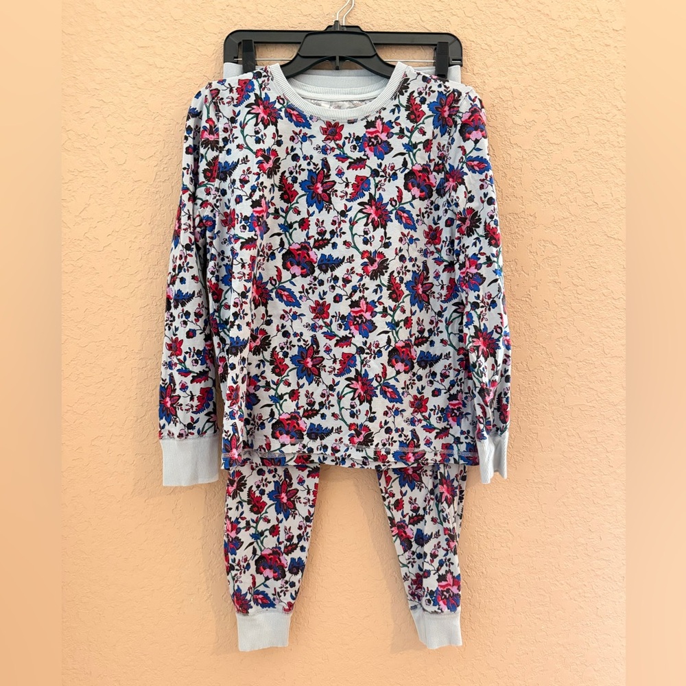 Vera Bradley VINEYARD FLORAL Ribbed Jogger Pajama Pants & Top